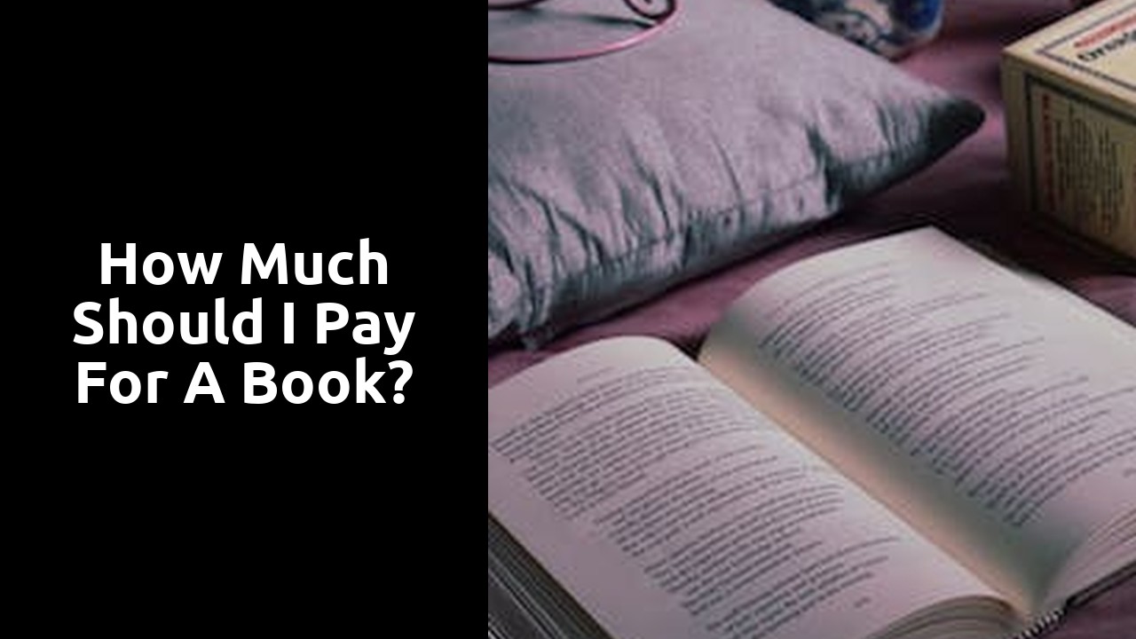 How much should I pay for a book?