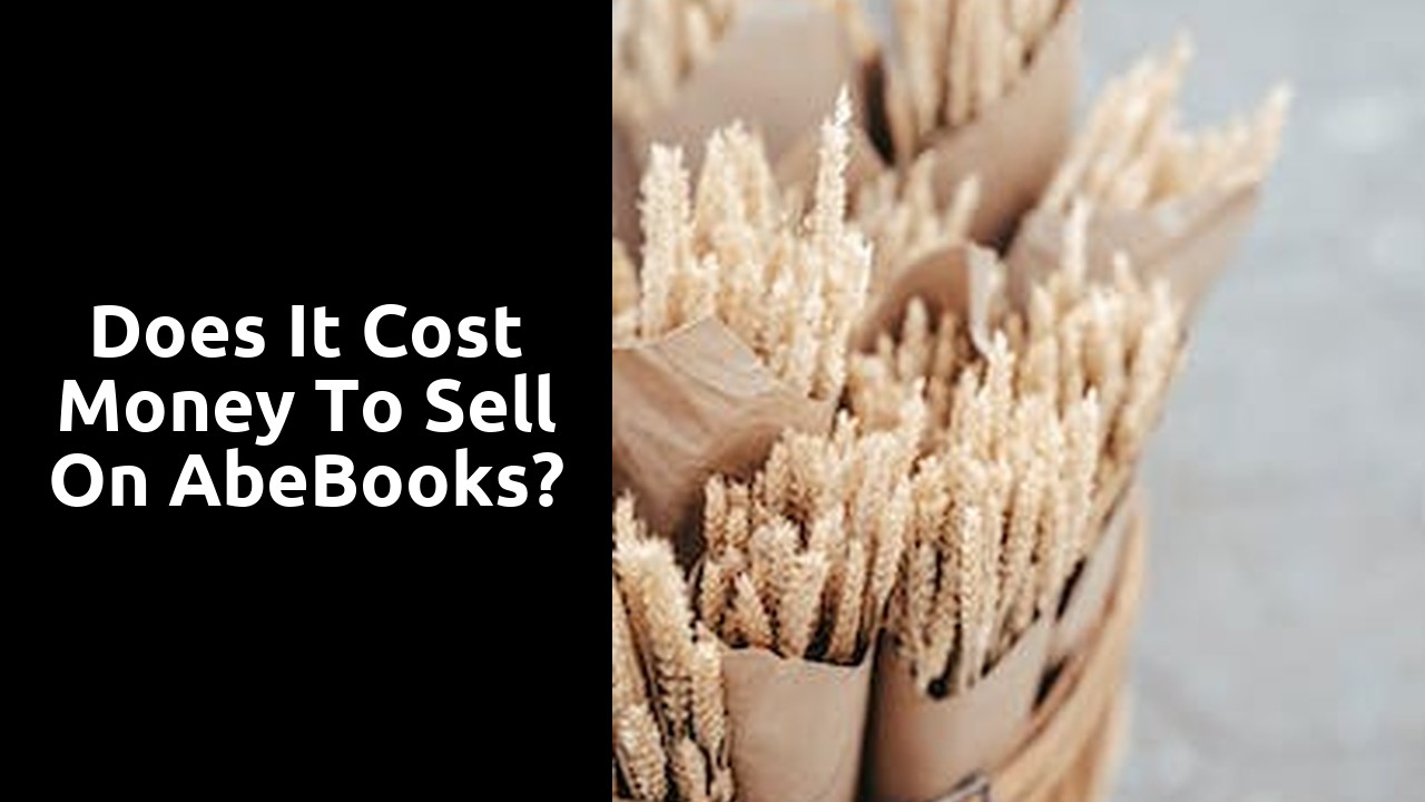 Does it cost money to sell on AbeBooks?