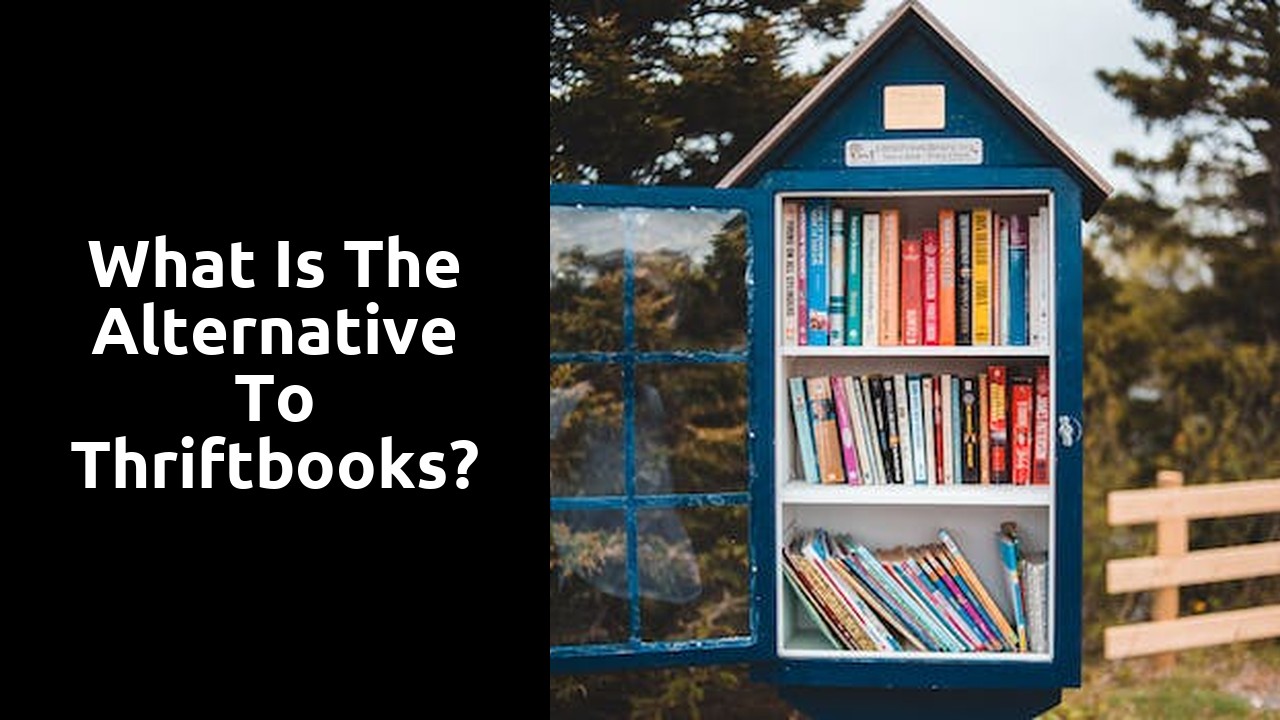 What is the alternative to thriftbooks?